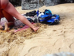 Lisa And Sparrow Fuck At The Public Nudist Beach