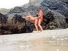 Lisa And Sparrow Fuck At The Public Nudist Beach
