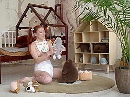 Lisa Was Left Alone In The Nursery Sex Movies Featuring Diapers Days