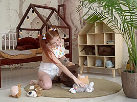 Lisa Was Left Alone In The Nursery Sex Movies Featuring Diapers Days