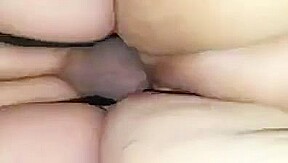 Little cock fucking a BBW wet pussy