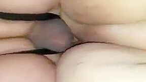 Little cock fucking a BBW wet pussy