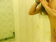 Lovely brunette caugth on