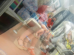 MILF, Hot Legs In Wedges High Heels