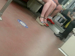 MILF, Hot Legs In Wedges High Heels