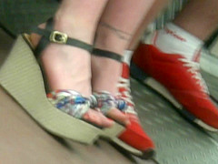 MILF, Hot Legs In Wedges High Heels