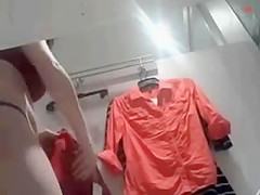 MILF in changing room