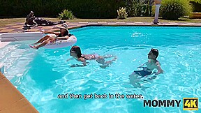 MOMMY4K Sunstroke at the Pool of Love