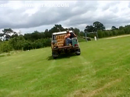 Mackenzie Gets Plowed Outdoors