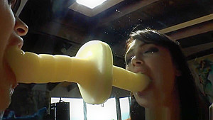Maddy Oreilly Teases With Her Ass and Sucks a Toy