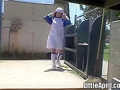 Magnificent At Fingering Trailer With Little April