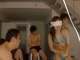 Mahiru Tsubaki enjoys men to devour her wet vag