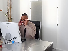 Marcus Rivers And Dillon Diaz - Gamer Stepson Rides Stepdads Black Cock 19 Min