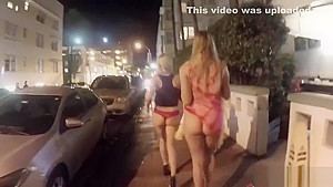Mardi gras bitches flash and fuck by BBC strangers