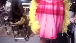 Mardi gras bitches flash and fuck by BBC strangers