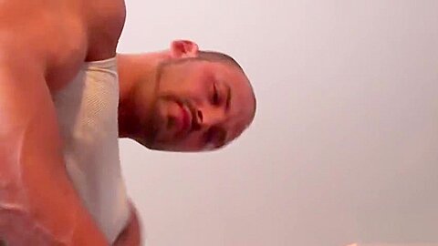 Massaged twink gets cockteased by his masseur