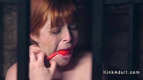 Master Anal Fucks Chained Redhead Bbw
