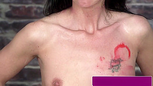 Mature Cocksucker Facialized By Four Men