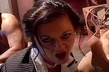 Mature Milf Enjoys Some Black Cocks In Her Mouth And Ass