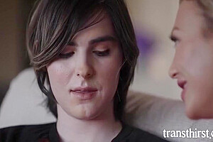 Milf Rides A Small teen 18+ Tranny With Ella Hollywood