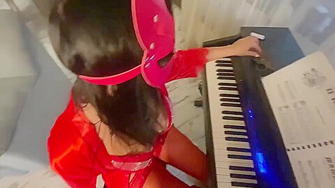 Milfycalla Ep 114 My Nymphomaniac Stepmom Fucks Piano Teacher