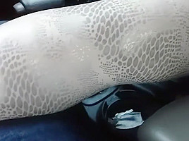 Miss Chimira Frilly Sockjob Cumshot