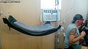 Moustache mature amateur giving head