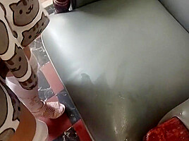 My Hot Latina Friend Squirts All Over The Couch