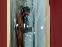 My Skinny Model Takes A Shower And Puts On A Sexy Costume 6 Min