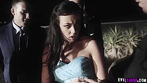Naive teen 18+ Gets An Orgy Before Prom Night