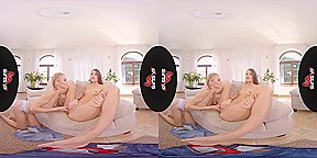 Nancy A & Cindy Shine in Hands On    Nancy & Cindy - SinsVR