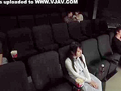 Naughty Japanese AV model enjoys public sex