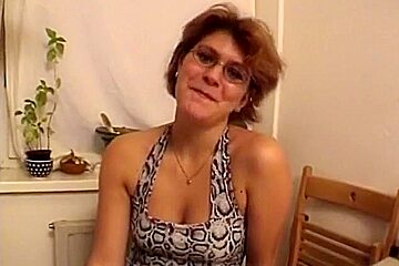 Naughty MILF Fucks In The Kitchen