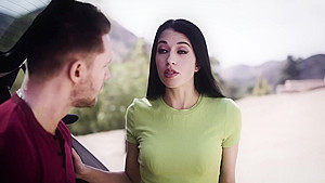 Naughty MILF sucks guys hard thing before he fucked her