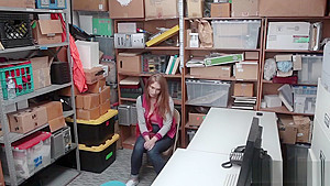Naughty busty teen 18+ banged by a cop in front of stepmom
