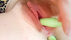 Nerdy Faery Using Tampons To Cum
