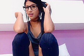 Nerdy Legal teen 18+ getting Naked with Horniness