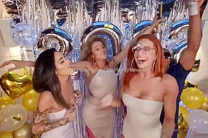 New Years Eve Brazilian Orgy Party - Pietra Radi, Bianca Lima And Yasmine De Castro