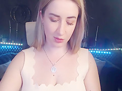 Nice Ass Blonde Caresses Her Cunt