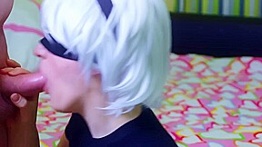 Nier Automata Tager Dobbelt Creampies 