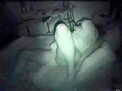 Not My Step sister spied fingering on bed