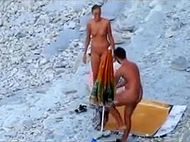 Nude Beach - Hot Loving Couple