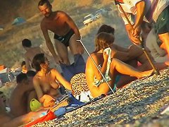 Nude beach images with sexy babes