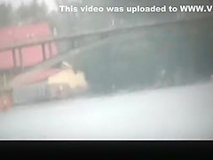 Nudist women spied in the river beach