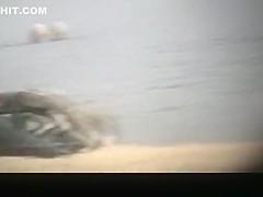 Nudist women spied in the river beach