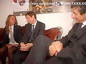 Obedient German Secretaries Pleasing Cocks