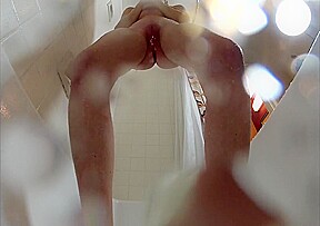 Odette delacroix takes a shower