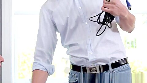 Office twink ass fucked by spex IT youngster