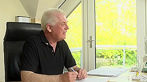 Old Doctor Prescribes Facial to Horny Babe