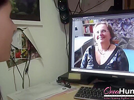 Omahunter teen 18+ Girl Seduces Busty Mature To Enjoy